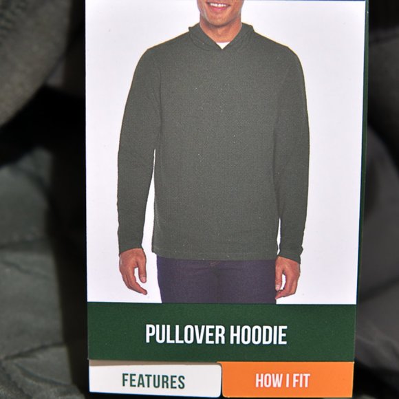 Orvis men Northpoint pullover hoodie XL XXL L M in GREEN - Picture 1 of 10